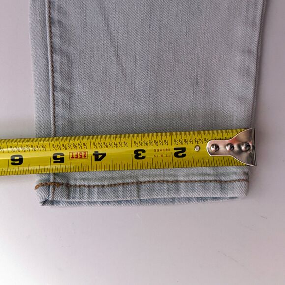 American Eagle Outfitters Light Blue Skinny Super Stretch Jeans Size 10 - Picture 13 of 14